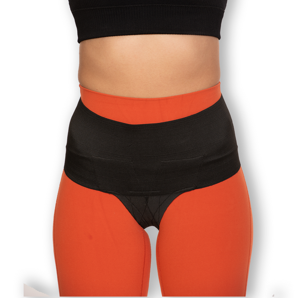 Femme Jock - Uterus Girdle - High Waist - Black