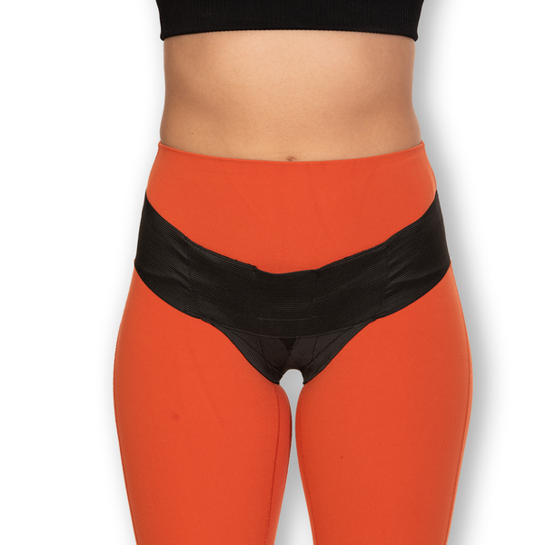 Femme Jock - Uterus Girdle - Low Waist - Black